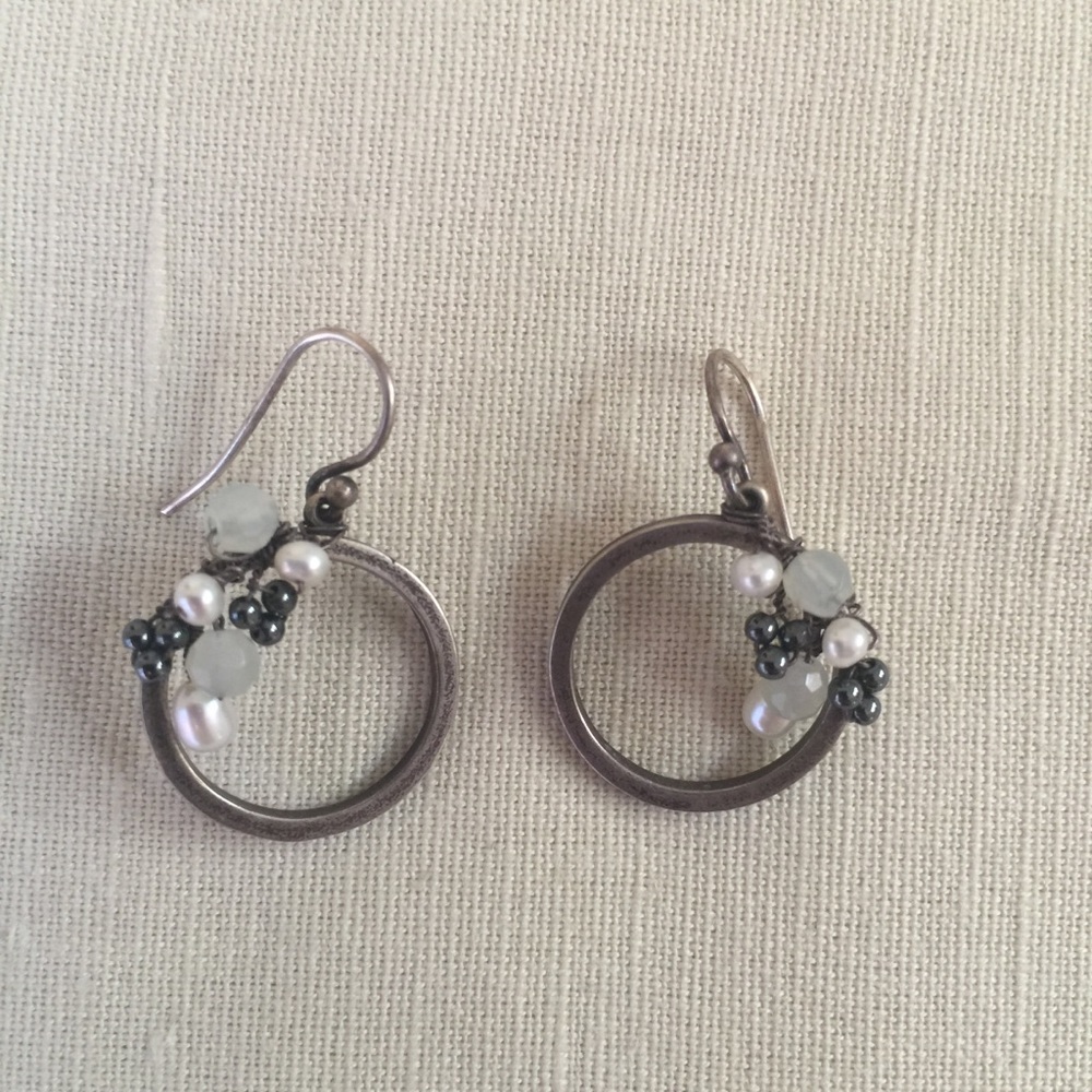 Wasabi Jewelry circle drop Earring